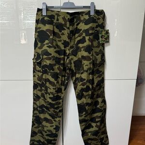 BAPE A Bathing Ape 1st Camo Cargo Pants